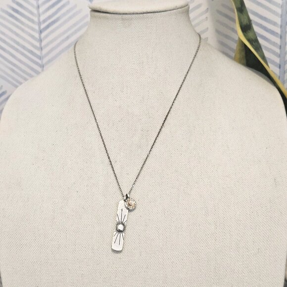 Brighton Every Little Thing Shine on Necklace Pink Swarovski Crystal - Picture 2 of 4